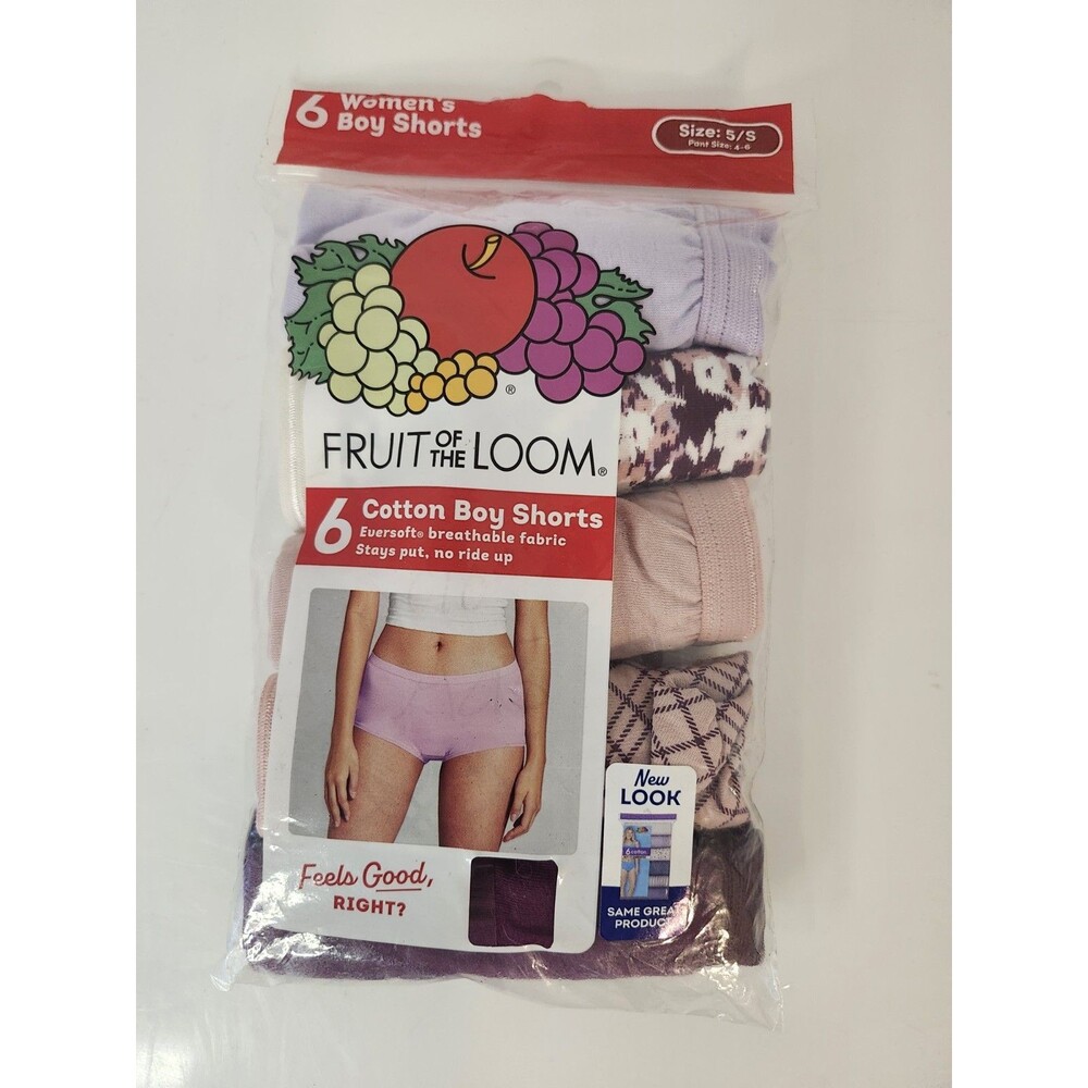 Lot Of 5 Boy Short Small Womens Underwear